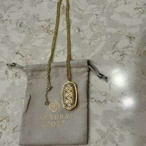 Kendra Scott Gold Filigree Necklace
